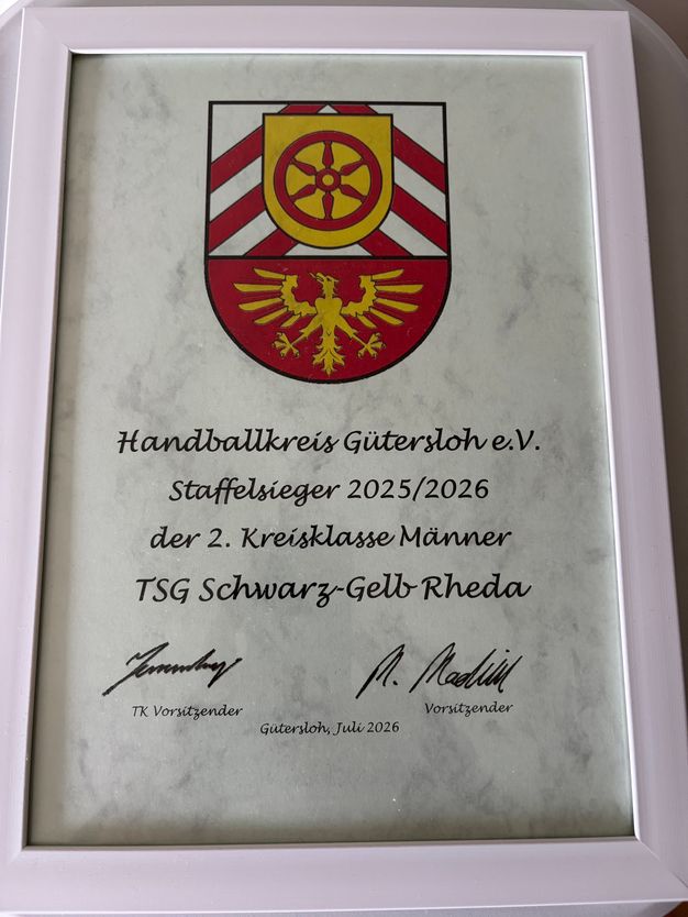 1.Herren Staffelsieger Männer Kreis GT 2.KK